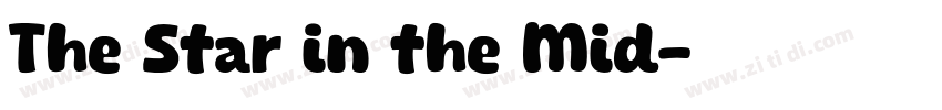 The Star in the Mid字体转换